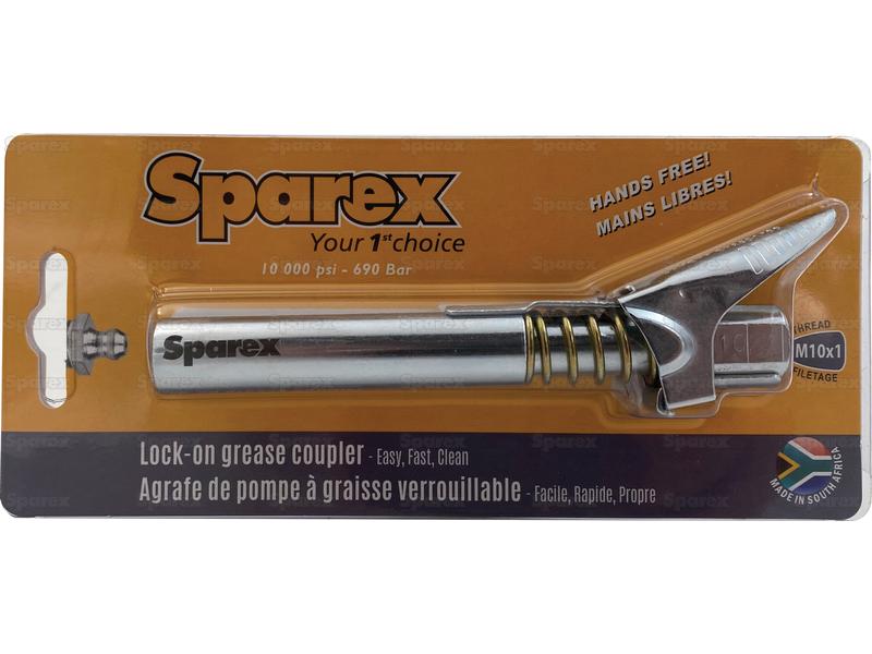 Accoppiatore lubrificante con innesco di blocco attivato lungo